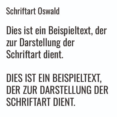 Oswald Beispiel