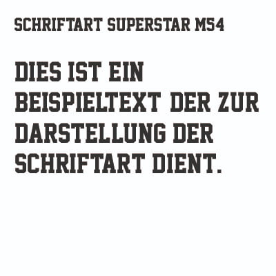 Superstar M54 Beispiel