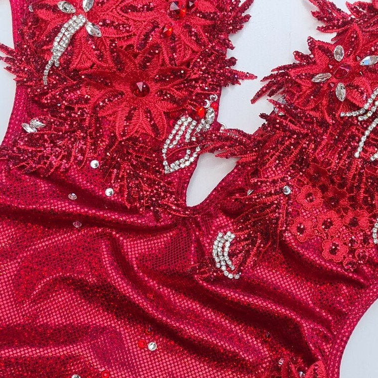 strapless open back dress Tight Backless Long Sequin Prom Dress 3291D main image 0