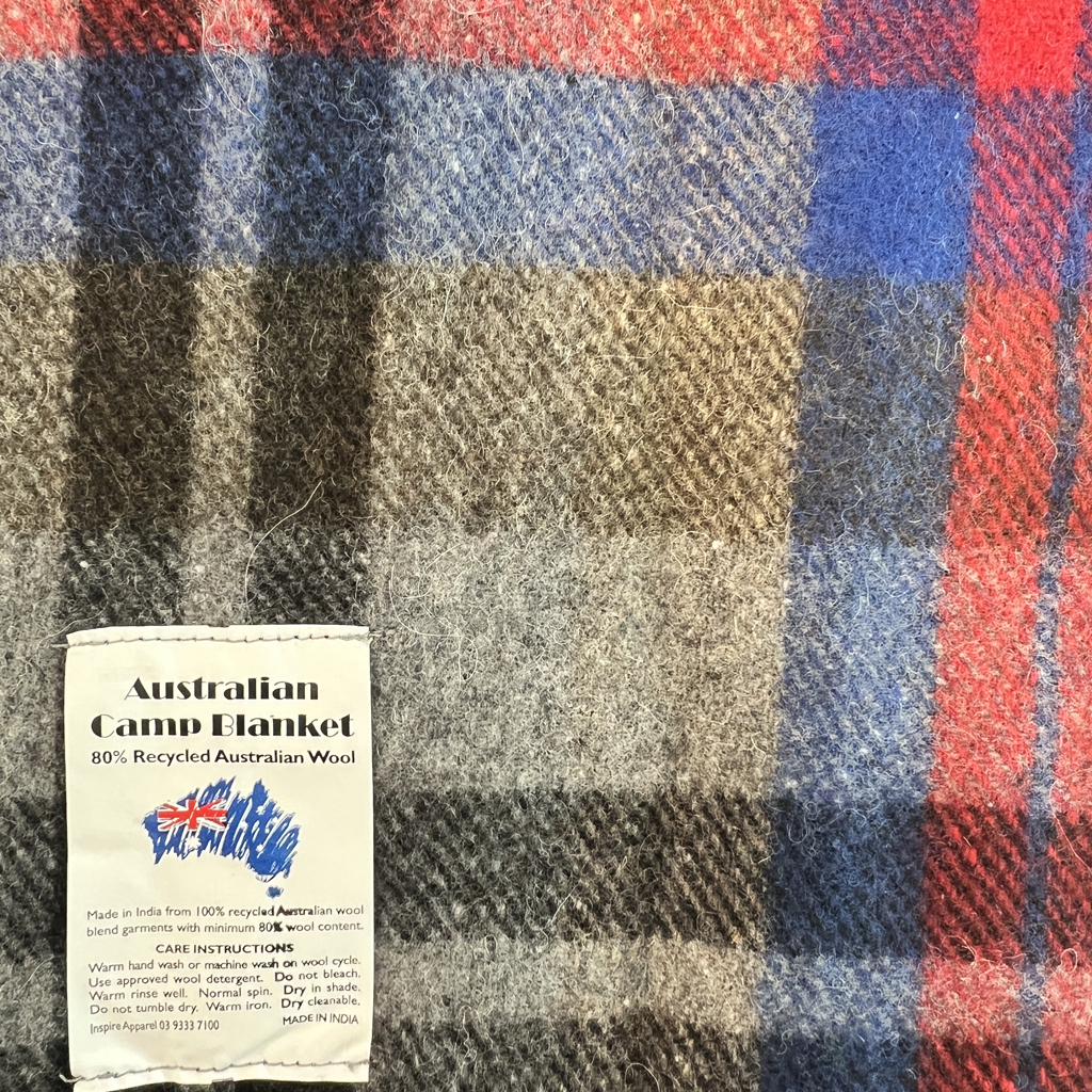 Grey/Red/Royal Check